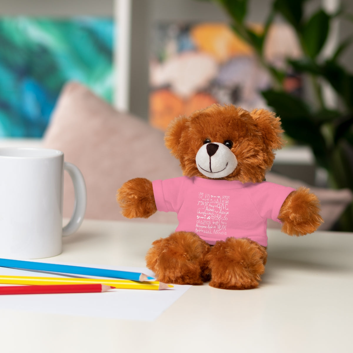 Assyria Around the World - Stuffed Animals with Tee