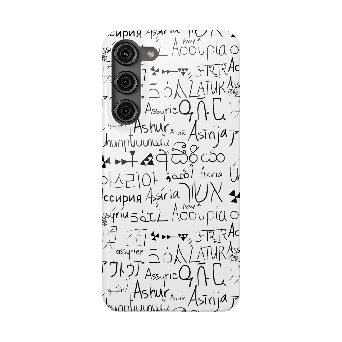 Assyria Around the World - Slim Case for iPhone and Android