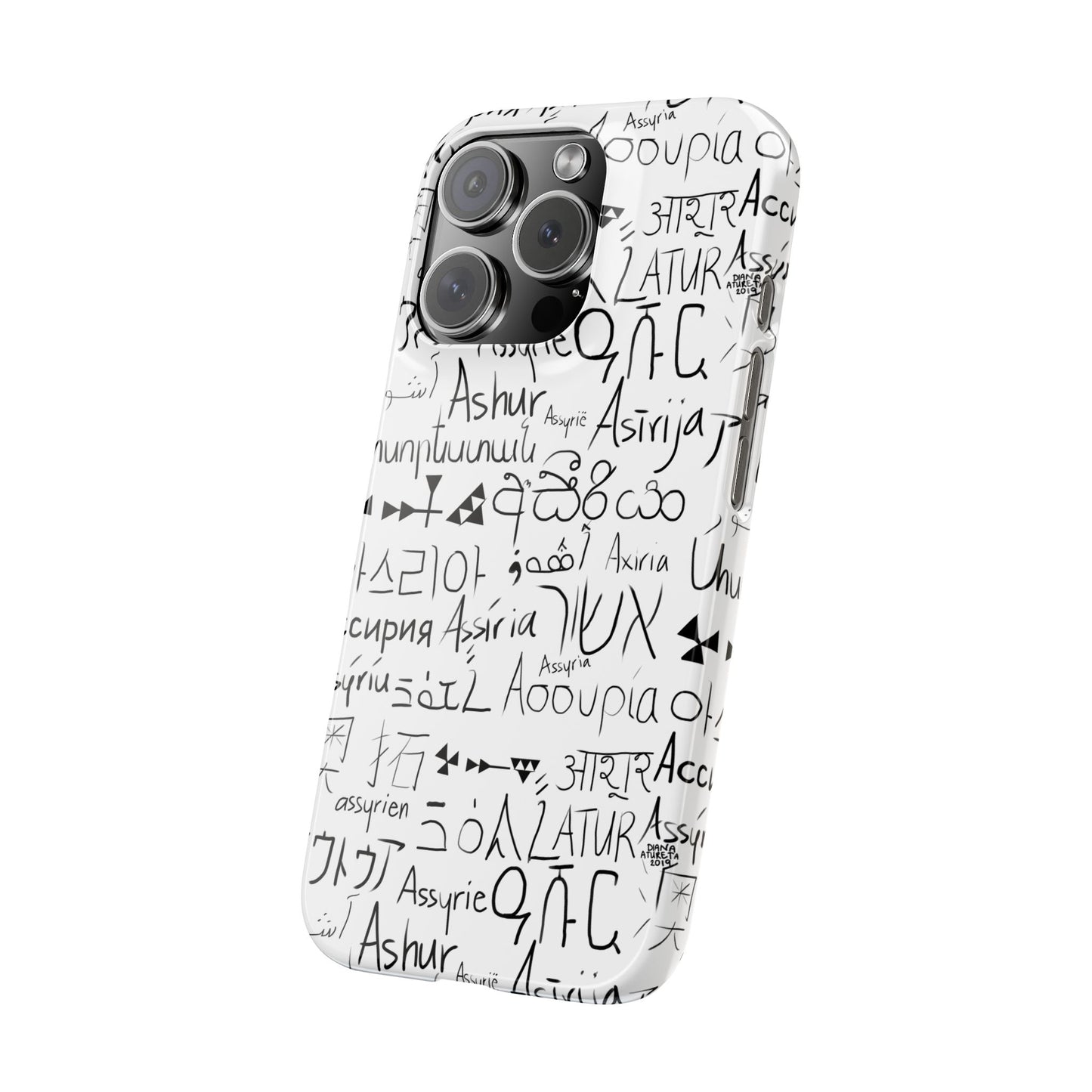 Assyria Around the World - Slim Case for iPhone and Android