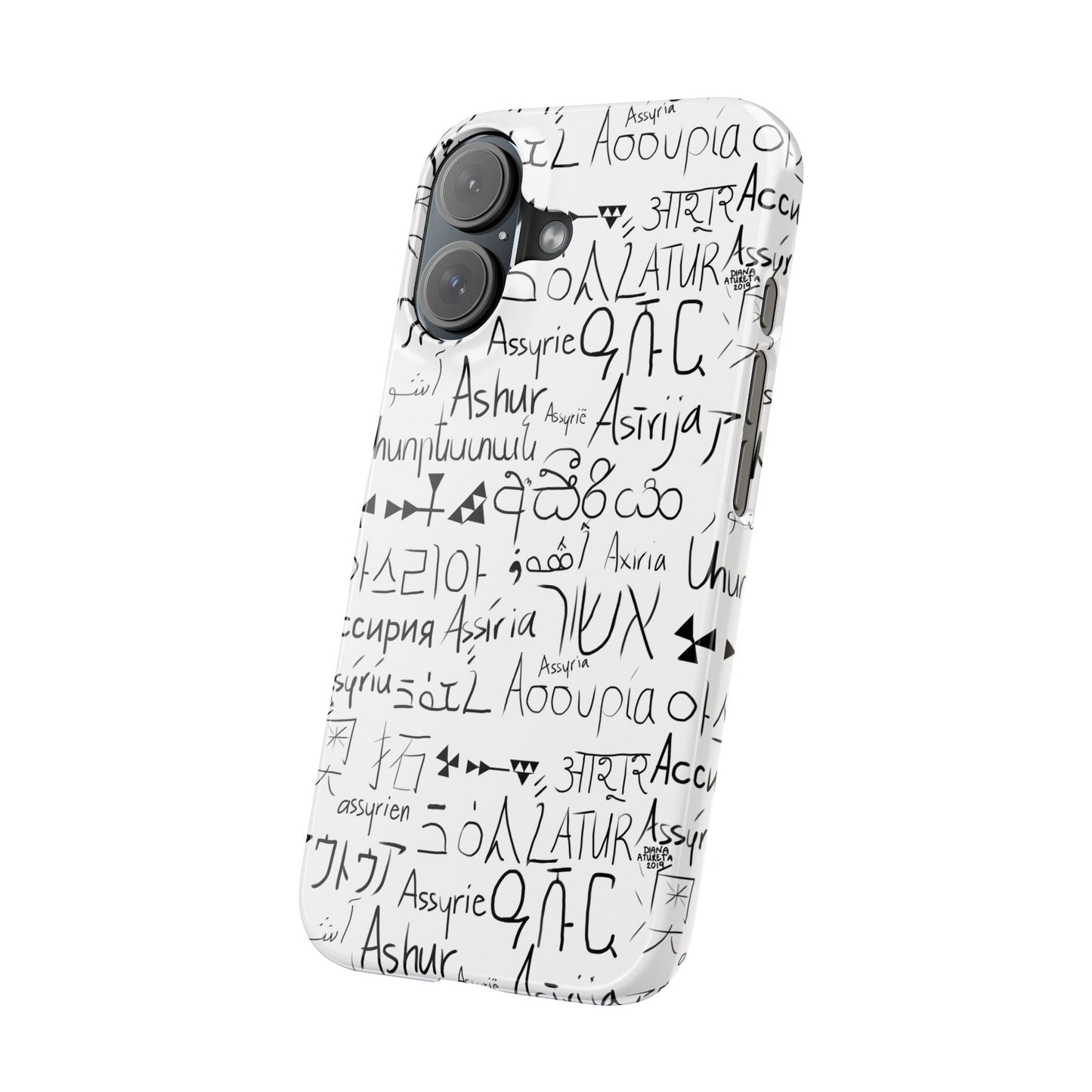 Assyria Around the World - Slim Case for iPhone and Android