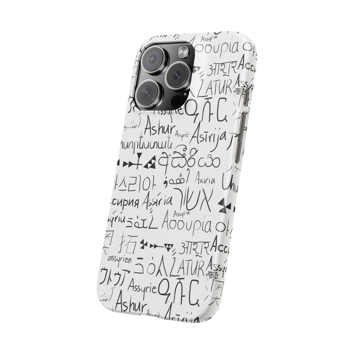 Assyria Around the World - Slim Case for iPhone and Android