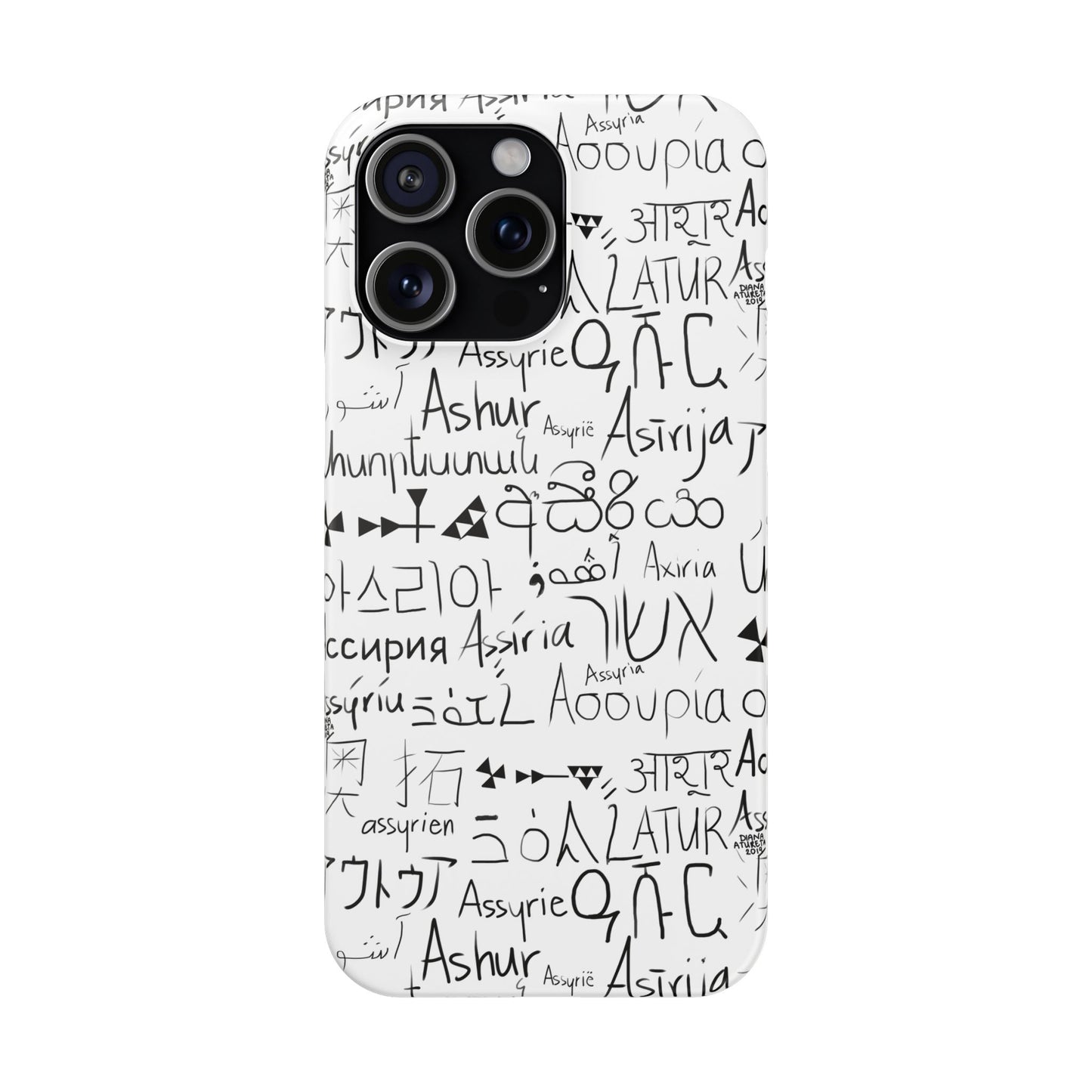 Assyria Around the World - Slim Case for iPhone and Android