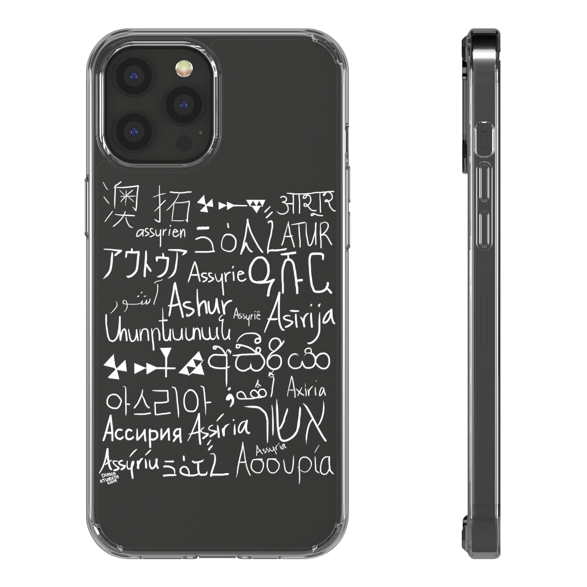 Assyria Around the World - Clear Phone Cases (iPhone & Samsung)